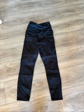 Good American Black Skinny Maternity Jeans
